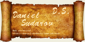 Daniel Sudarov vizit kartica